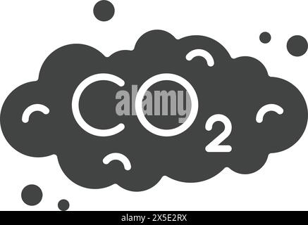 Co2 icon vector image. Suitable for mobile application web application and print media. Stock Vector