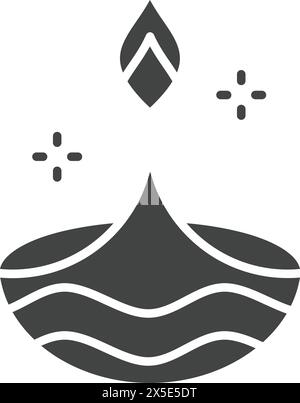Diwali icon vector image. Suitable for mobile application web application and print media. Stock Vector