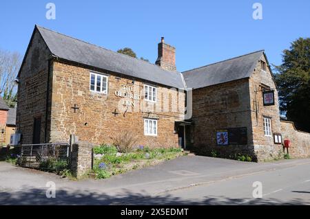 The Old Red Lion, Litchborough, Northamptonshire Stock Photo