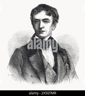 John George Lambton, 1st Earl of Durham (1792  - 1840). Whig politician, colonial administrator,  Governor General and high commissioner of British North America. Illustration from Cassell's History of England, Vol VII. New Edition published Circ 1873-5. Stock Photo