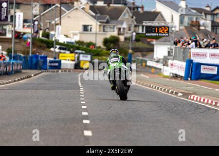 Portstewart, UK. 09th May, 2024. Race 4 Practice laps at the Northwest 200 Credit: Bonzo/Alamy Live News Stock Photo