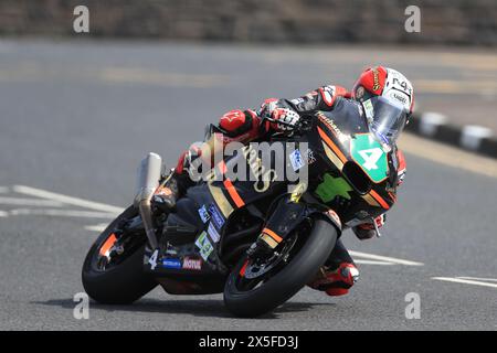 9th May 2024; Briggs EquipmentNorth West 200 Motorcycle Race, Portrush, Antrim, Northern Ireland; North West 200 Qualifying and Races; Michael Rutter (Bathams Racing Yamaha) during SuperTwin qualifying Stock Photo