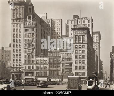 Union Square West, Nos. 31-41, New York City, New York, USA, Berenice Abbott, Federal Art Project, 'Changing New York', October 1938 Stock Photo