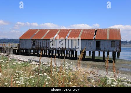 Old fishery building Stock Photo