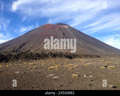 Mount Ngauruhoe or Mount Doom, Tongariro Crossing, Central Plateau, New Zealand Stock Photo