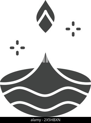 Diwali icon vector image. Suitable for mobile application web application and print media. Stock Vector