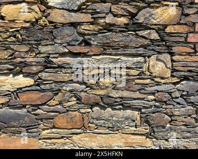 old nature stone wall background Stock Photo
