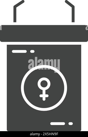 Speech Podium icon vector image. Suitable for mobile application web application and print media. Stock Vector