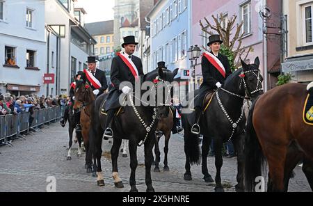 Weingarten, Germany. 10th May, 2024. Participants in the 