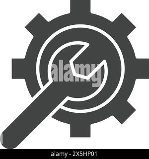 Troubleshooting icon vector image. Suitable for mobile application web application and print media. Stock Vector