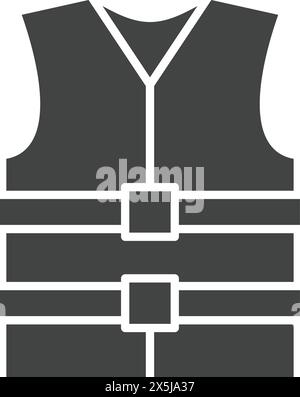 Life Vest icon vector image. Stock Vector