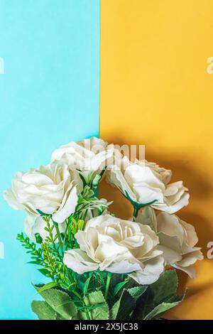 Vertical closeup shot of blue roses in a bouquet Stock Photo - Alamy