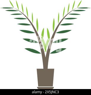 plant icon vector illustration template design Stock Vector