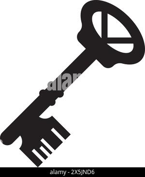 key ikon vector illustration symbol design Stock Vector