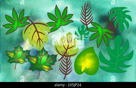 Leaf green Stock Vector