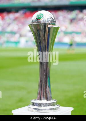 Cologne, Germany. 09th May, 2024. Cologne, Germany, May 9th 2024: Pokal trophy during the DFB-Cup Final match between FC Bayern Munich and VfL Wolfsburg at RheinEnergieStadion in Cologne, Germany. (Daniela Porcelli/SPP) Credit: SPP Sport Press Photo. /Alamy Live News Stock Photo