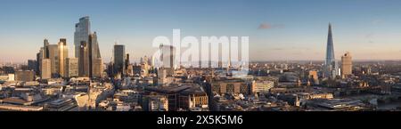 City of London skyline 2024 from St. Pauls including The Shard, London, England, United Kingdom, Europe Copyright: CharlesxBowman 367-6360 Stock Photo