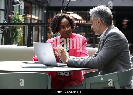 Business people working in office Stock Photo