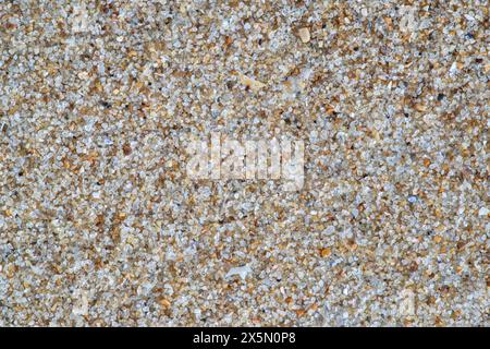 Sand texture on a beach in Brittany Stock Photo