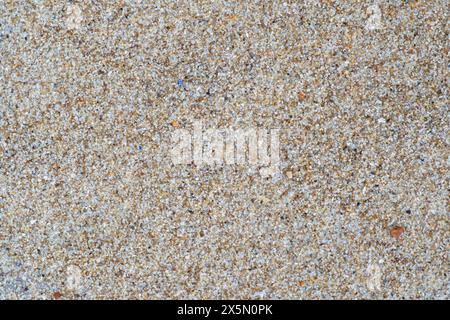 Sand texture on a beach in Brittany Stock Photo