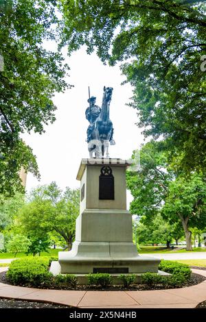 Texas Ranger Statue at Texas State Capitol building in Austin Stock Photo