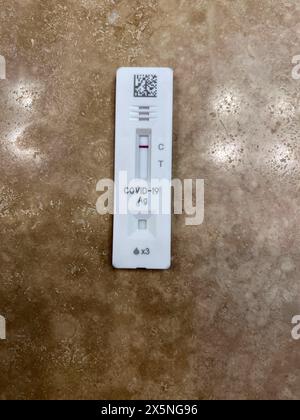 Negative COVID Test Stock Photo