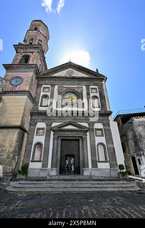 Cathedral of St. John in Vietri sul Mare along the Amalfi Coast, Italy Stock Photo