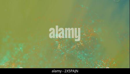 Image of abstract liquid patterned green background Stock Photo