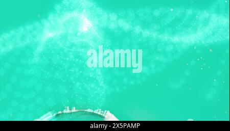 Image of abstract liquid patterned blue background Stock Photo