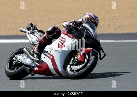 Le Mans, France. 10th May, 2024. Takaaki Nakagami of Japan #30 and LCR Honda Idemitsu in action during the 2024 MotoGP Michelin Grand Prix de France on the Circuit Bugatti May 10, in Le Mans, France Credit: Independent Photo Agency/Alamy Live News Stock Photo