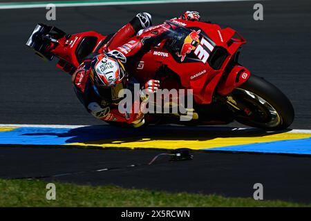Le Mans, Francia. 10th May, 2024. Free practice before MotoGP Michelin Grand Prix of France at Le Mans Circuit, Le Mans, France, May 10 2024 In picture: Pedro Acosta Entrenamientos libres previos al Gran Premio Michelin de MotoGP de Francia en el Circuito de Le Mans, Francia, 10 de Mayo de 2024 POOL/ MotoGP.com/Cordon Press Images will be for editorial use only. Mandatory credit: © MotoGP.com Credit: CORDON PRESS/Alamy Live News Stock Photo