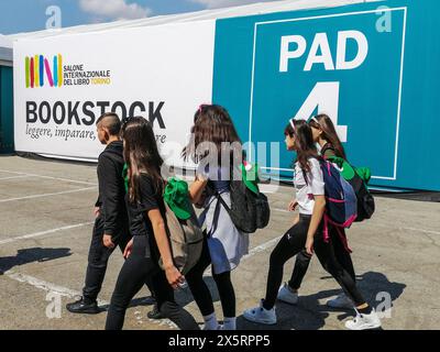 Italy, Turin, Salone del libro 2024, book fair 2024 Stock Photo