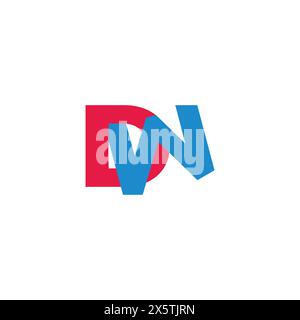 letter dw simple doodle font colorful logo vector Stock Vector