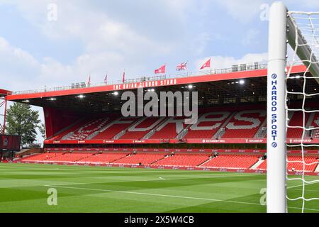 City Ground, Nottingham on Saturday 11th May 2024. Brian Clough Stand during the Premier League match between Nottingham Forest and Chelsea at the City Ground, Nottingham on Saturday 11th May 2024. (Photo: Jon Hobley | MI News) Credit: MI News & Sport /Alamy Live News Credit: MI News & Sport /Alamy Live News Stock Photo