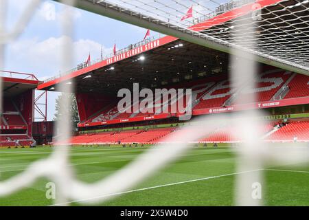 City Ground, Nottingham on Saturday 11th May 2024. Brian Clough Stand during the Premier League match between Nottingham Forest and Chelsea at the City Ground, Nottingham on Saturday 11th May 2024. (Photo: Jon Hobley | MI News) Credit: MI News & Sport /Alamy Live News Credit: MI News & Sport /Alamy Live News Stock Photo