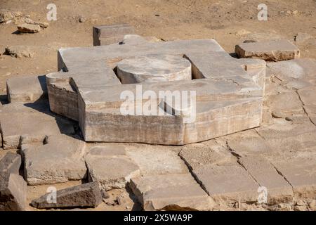 The Sun Temple of Niuserre at Abu Ghurob, near Abu Sir, Cairo, Egypt Stock Photo