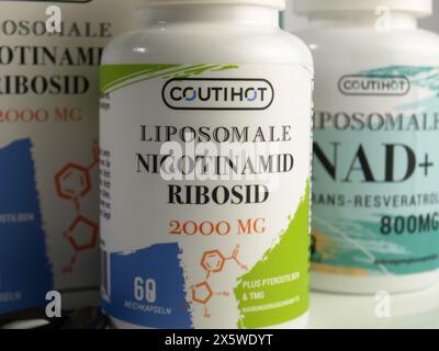 Lposomale Nicotinamide Ribosid - NAD Stock Photo