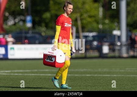 Wijdewormer, Netherlands. 11th May, 2024. WIJDEWORMER, NETHERLANDS - MAY 11: Femke Liefting Goalkeeper of AZ during the Dutch Azerion Women's Eredivisie match between AZ Alkmaar and sv Heerenveen at AFAS Trainingscomplex on May 11, 2024 in Wijdewormer, Netherlands. (Photo by Gerard Spaans/Orange Pictures) Credit: Orange Pics BV/Alamy Live News Stock Photo