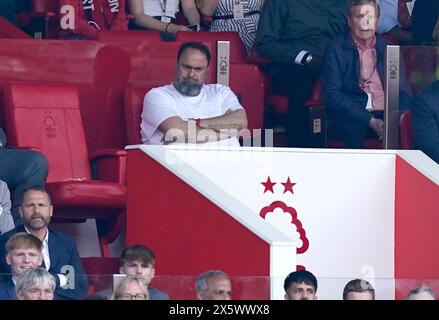 Nottingham, UK. 11th May, 2024. Nottingham Forest owner Evangelos Marinakis during the Premier League match at the City Ground, Nottingham. Picture credit should read: Andrew Yates/Sportimage Credit: Sportimage Ltd/Alamy Live News Stock Photo