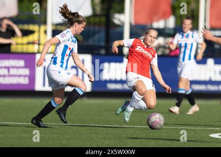 Wijdewormer, Netherlands. 11th May, 2024. WIJDEWORMER, NETHERLANDS - MAY 11: Chantal Schouwstra of sc Heerenveen during the Dutch Azerion Women's Eredivisie match between AZ Alkmaar and sv Heerenveen at AFAS Trainingscomplex on May 11, 2024 in Wijdewormer, Netherlands. (Photo by Gerard Spaans/Orange Pictures) Credit: Orange Pics BV/Alamy Live News Stock Photo