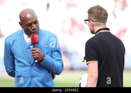 London, UK. 11th May, 2024. Ex-British Heavyweight boxer and West Ham United fan Frank Bruno before the Premier League match between West Ham United and Luton Town at the London Stadium, Queen Elizabeth Olympic Park, London, England on 11 May 2024. Photo by Joshua Smith. Editorial use only, license required for commercial use. No use in betting, games or a single club/league/player publications. Credit: UK Sports Pics Ltd/Alamy Live News Stock Photo