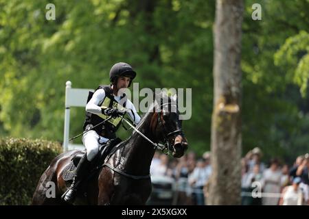 Gloucestershire, UK. 11th May, 2024. Felix Vogg of Switzerland with Cartania during the cross-country at Badminton Horse Trials on May 11, 2024, Badminton Estate, United Kingdom (Photo by Maxime David - MXIMD Pictures) Credit: MXIMD Pictures/Alamy Live News Stock Photo