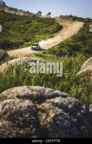 38 Joshua MCERLEAN, James FULTON, Skoda Fabia RS Rally2, action during ...
