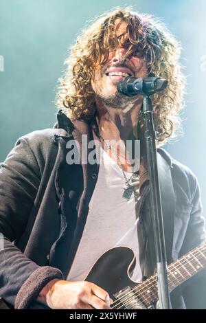 Rho Italy. 04th Jun 2012. The American band SOUNDGARDEN performs live on stage at Arena Fiera di Milano during the 'European Tour 2012'. Stock Photo