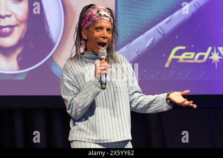 Penny Johnson Jerald auf der FedCon 32 im Maritim Hotel. Bonn, 11.05.2024 *** Penny Johnson Jerald at FedCon 32 at the Maritim Hotel Bonn, 11 05 2024 Foto:xI.xEdingerx/xFuturexImagex fedcon 4907 Stock Photo