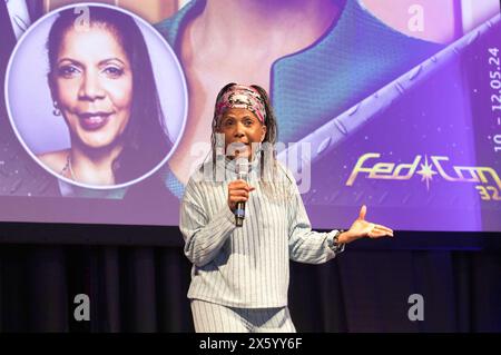 Penny Johnson Jerald auf der FedCon 32 im Maritim Hotel. Bonn, 11.05.2024 *** Penny Johnson Jerald at FedCon 32 at the Maritim Hotel Bonn, 11 05 2024 Foto:xI.xEdingerx/xFuturexImagex fedcon 4906 Stock Photo