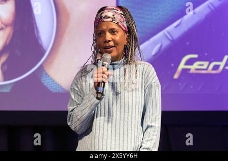 Penny Johnson Jerald auf der FedCon 32 im Maritim Hotel. Bonn, 11.05.2024 *** Penny Johnson Jerald at FedCon 32 at the Maritim Hotel Bonn, 11 05 2024 Foto:xI.xEdingerx/xFuturexImagex fedcon 4908 Stock Photo