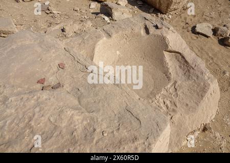 The Sun Temple of Niuserre at Abu Ghurob, near Abu Sir, Cairo, Egypt Stock Photo