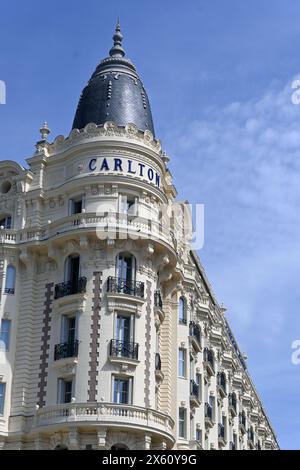 CANNES – MAY 12 : Cannes Preparation of work for the Cannes Film Festival General atmosphere during the 77th edition of the Festival De Cannes on May 12, 2024 in Cannes  Credit- Media Pictures/Alamy Stock Live News Stock Photo