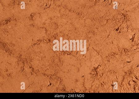 Abstract relief background made from fine dust, top view. Stock Photo